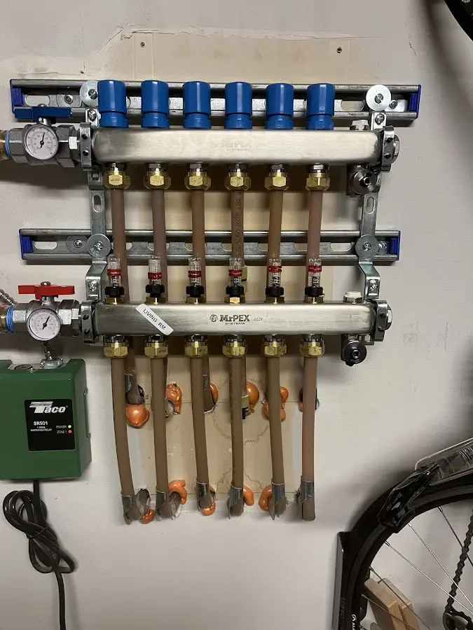 Plumber performing Leak Detection at a residential property in Alexandria